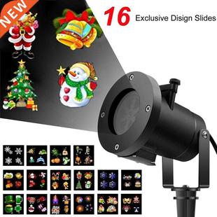 Chrimas Feival Projector Lamp 16 Slides Projection