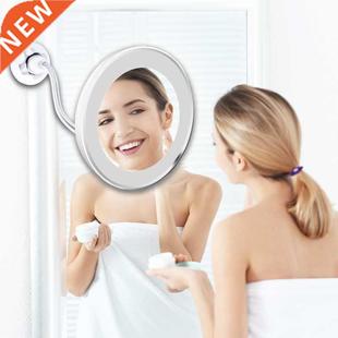 10X LED Mirror Makeup Mirror Flexible Mirror illuminated Mag