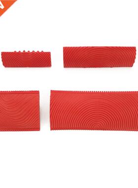 2pcs Rubber wall texture roller imitation wood grain pattern