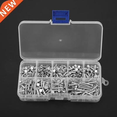 450pcs Flat Head Aluminum Rivets Flat Head Solid Rivet 3mm-2