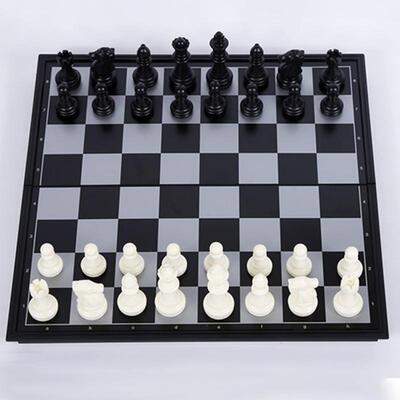 Magnetic Folding Chess Board Portable Set High Quality Games