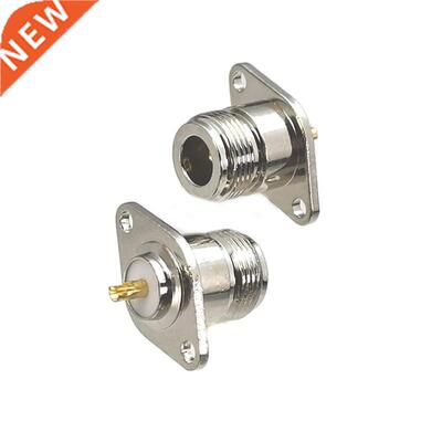 1pcs N Female Jack 2-Holes Flange Connector Solder Panel Mou