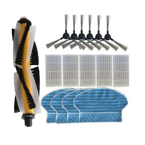 Vacuum Cleaner Roller Side Brush Hepa Filter Mop Cloth for