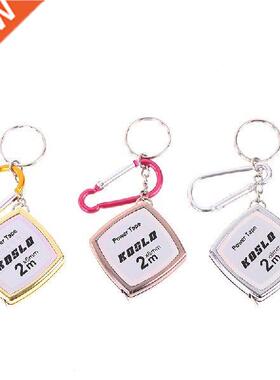 2M Measure Tape Keychain Roulette Retractable Ruler