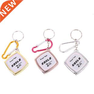 2M Measure Tape Keychain Roulette Retractable Ruler