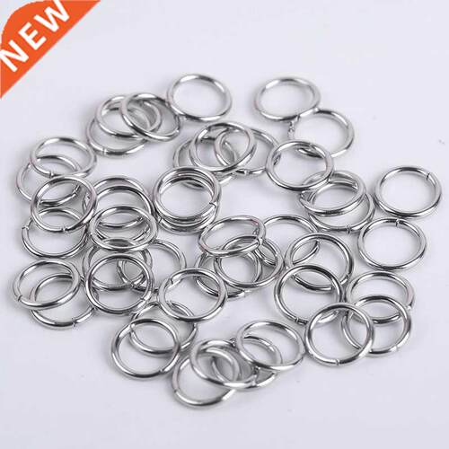 50-200Pcs Stainless Steel Open Jump Rings For Jewelry Making
