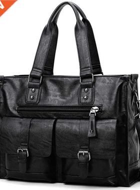 2022 New Casual Men's Briefcase Crossbody Retro Business Men