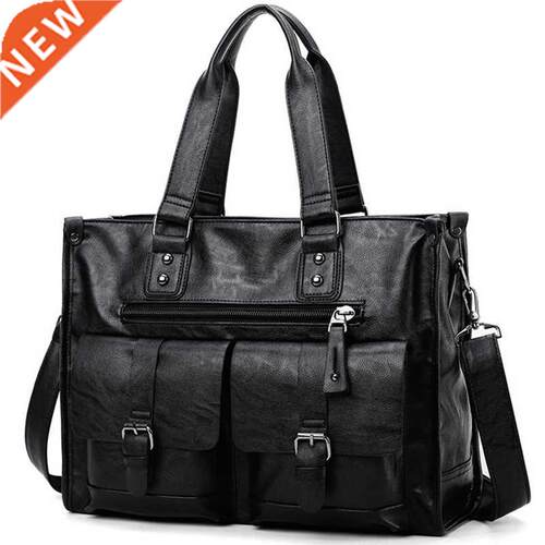 2022 New Casual Men's Briefcase Crossbody Retro Business Men