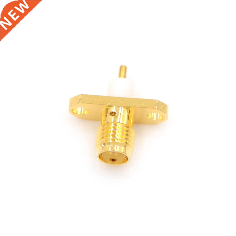 SMA Female Panel Mount 2 Holes Flange Deck Solder RF Connect