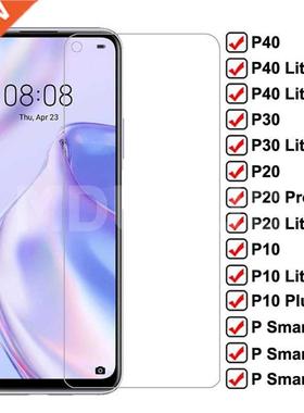 9H Anti-Burst Tempered Glass For Huawei P30 P40 Lite E Prote