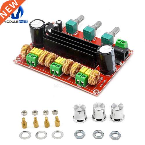 2*50W+100W Bluetooth 5.0 dual TPA3116D2 Power Subwoofer Amp