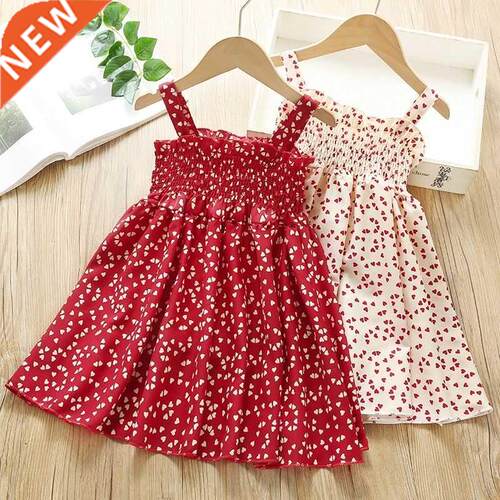 VIDMID Summer New party style clothes Girls Sexy Dress Red f