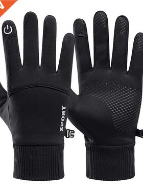 Winter Waterproof en's Gloves Windproof Sports Fishing Touc