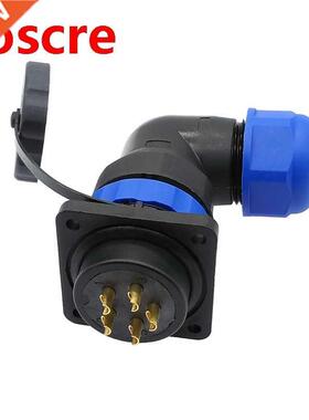 SP28 waterproof connector IP68 angle connectors 2pin 3/4/5/6