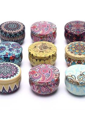 Retro Floral Tin Can Lovely Mini Gift Jewelry Tin Box Cookie