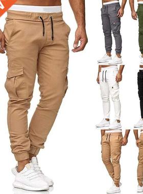 elastc for pants men Trousers Sports Sweatpants Fashon