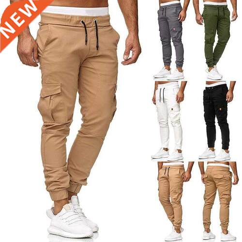 elastc for pants men Trousers Sports Sweatpants Fashon
