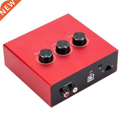 AU11-R Mixer USB Sound Card Device Audio Interface Card Conv
