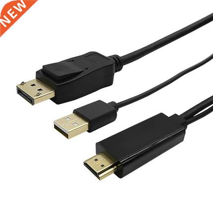 4K HDMI-compatible to Displayport Converter Cable HDMI-compa
