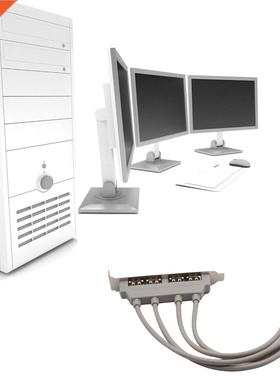 High Quality PC Mboard 4-Ports USB2.0 Hub With 9 Pin He