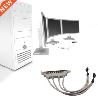 High Quality PC Mboard 4-Ports USB2.0 Hub With 9 Pin He