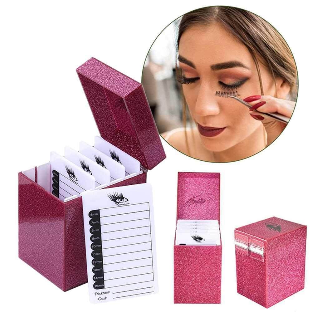 5 Layer Support Box Eyelashes Acrylic Display Stand False E