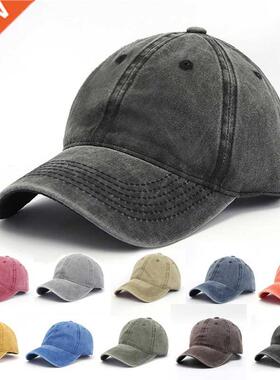 Baseball Cap Snapback Hat Spring Autumn Cap Pure color cowbo