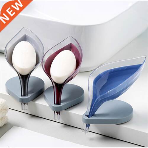 Non-slip Leaf Shape Soap Holder Soap Dish For Bathroom