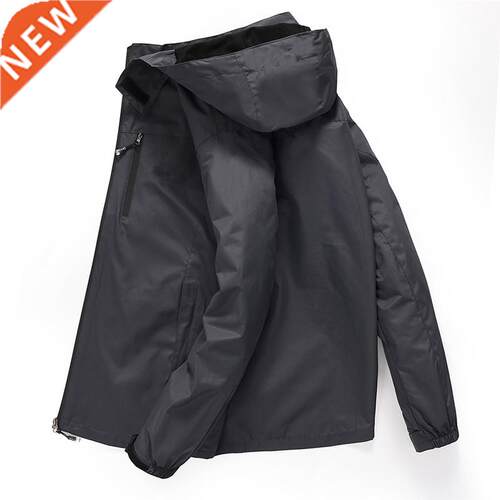 Casual Waterproof Jacket Men 2022 Spring Autumn Breathable H