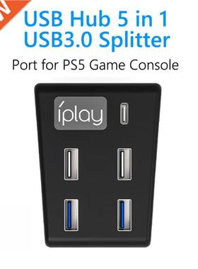 5 in 1 USB Hub USB.0 Splitter Expander Adapter Type C High