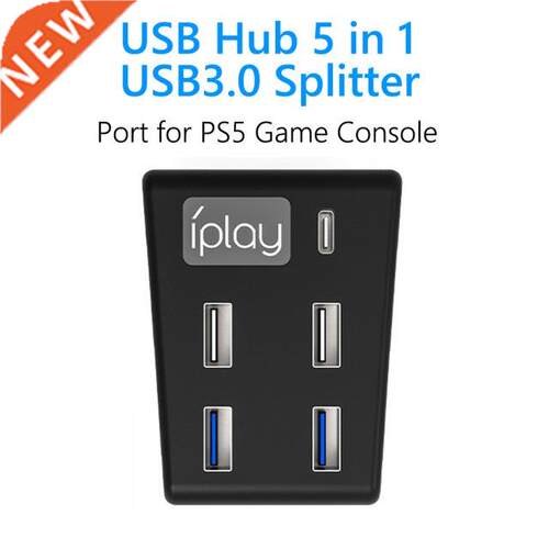 5 in 1 USB Hub USB.0 Splitter Expander Adapter Type C High