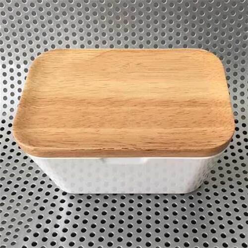 Butter Dish With Lid Cheese Butter Tray Durable Food