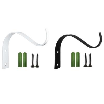 4.5 Inch Bending S Shape Wall Hanging Flower Pot Support