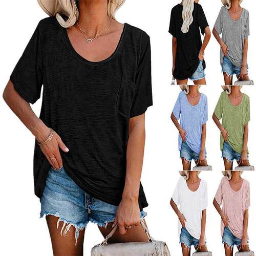 S-3XL ladies printed short sleeved summer T-shirt大码女T恤