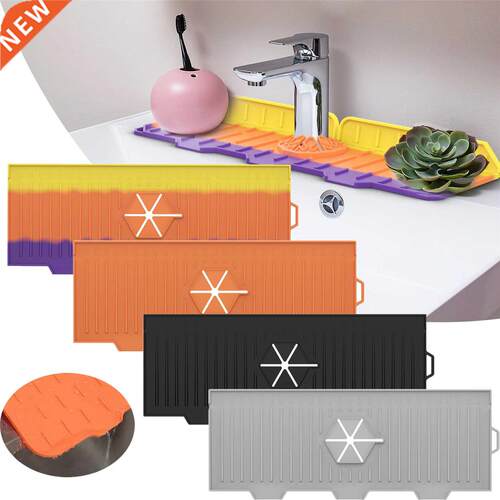 Kitchen Faucet Absorbent Mat Silicone Faucet Water Catcher