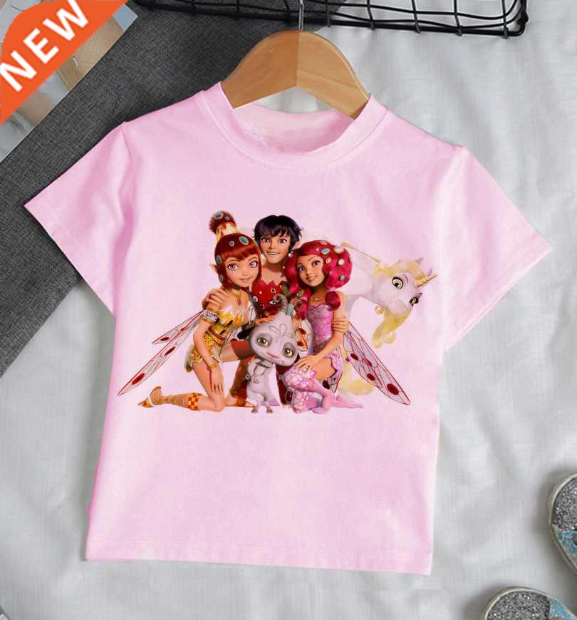 New Kawaii 2021 2 3 5 6 7 8 Years Mia And Me Girls T-Shirt B