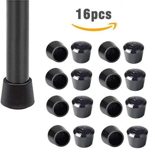 16Pcs Rubber Chair Leg Tips Caps Furniture Foot Table End Ca