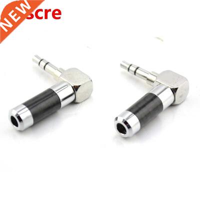 4pcs Rhodium Plated Audio .5mm  Pole Stereo Male Plug Carb
