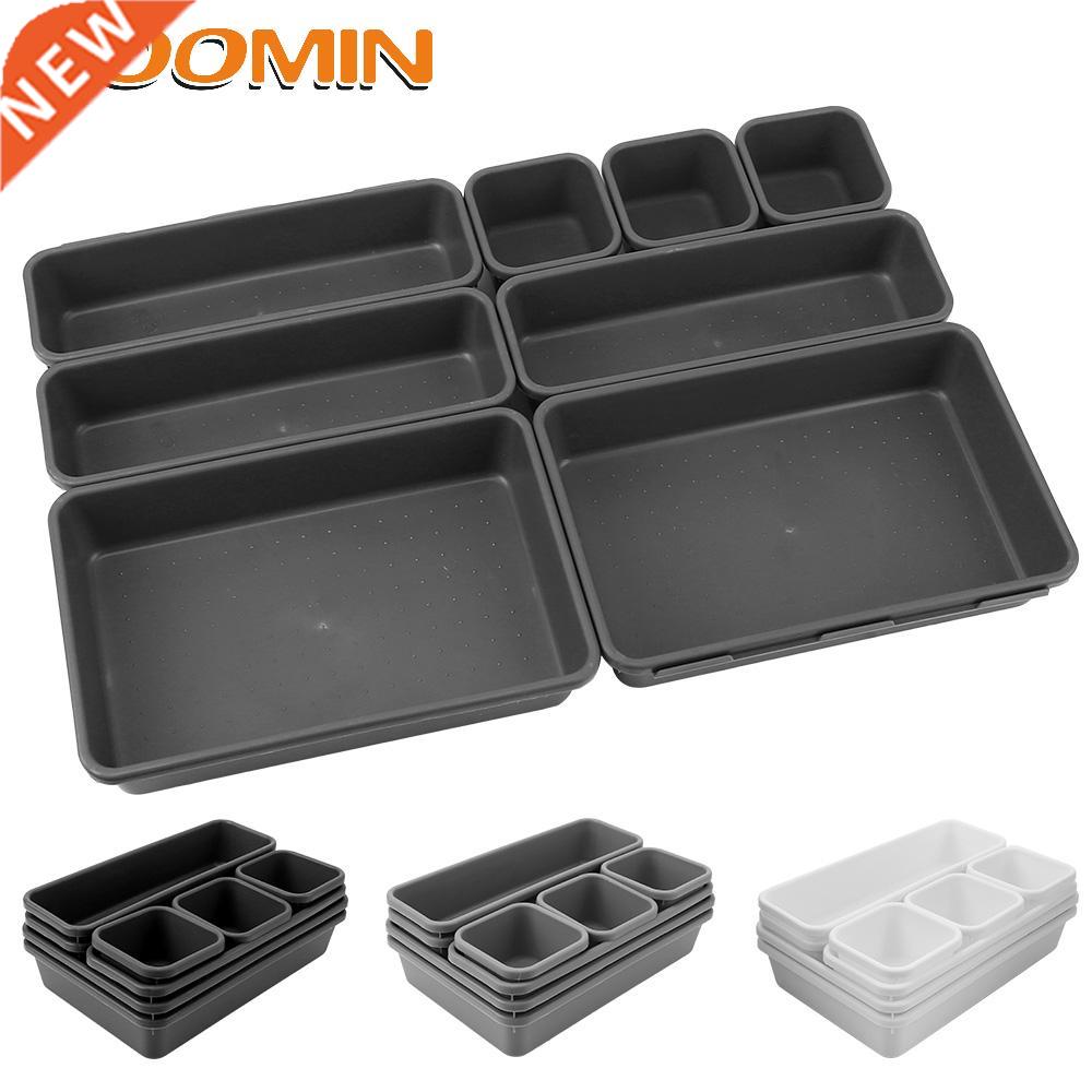 HOOMIN 8pc/set Closet Cover Storage Drawer Storage Box Make