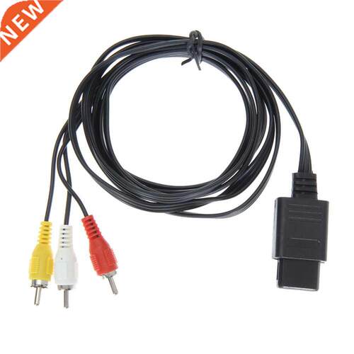 180cm 6FT AV TV RCA Video Cord Cable For Game cube/for SNES