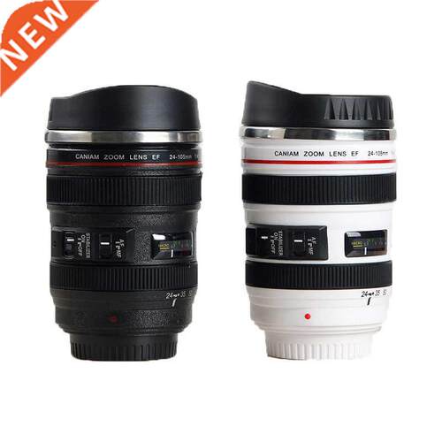 Stainless Steel Camera EF24-105mm Coffee Lens Mug White Blac