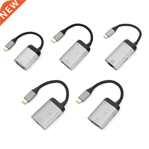 New Type-C Data Adapter DP Video Converter USB 3.0 Male to U