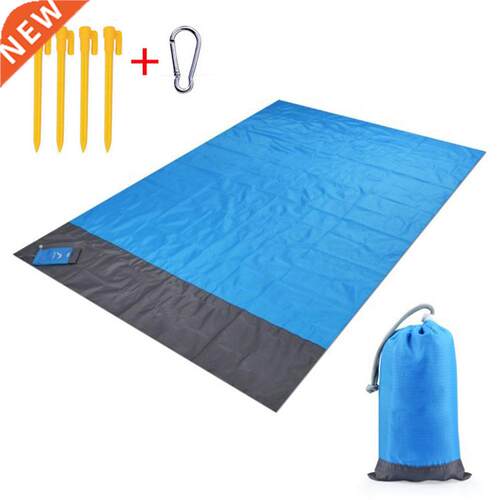 Large Pocket Picnic Blanket Waterproof Beach Mat Sand Free B