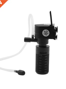 3W 3 in 1 Mini Fish Tank Filter Multi-function Aquarium Filt