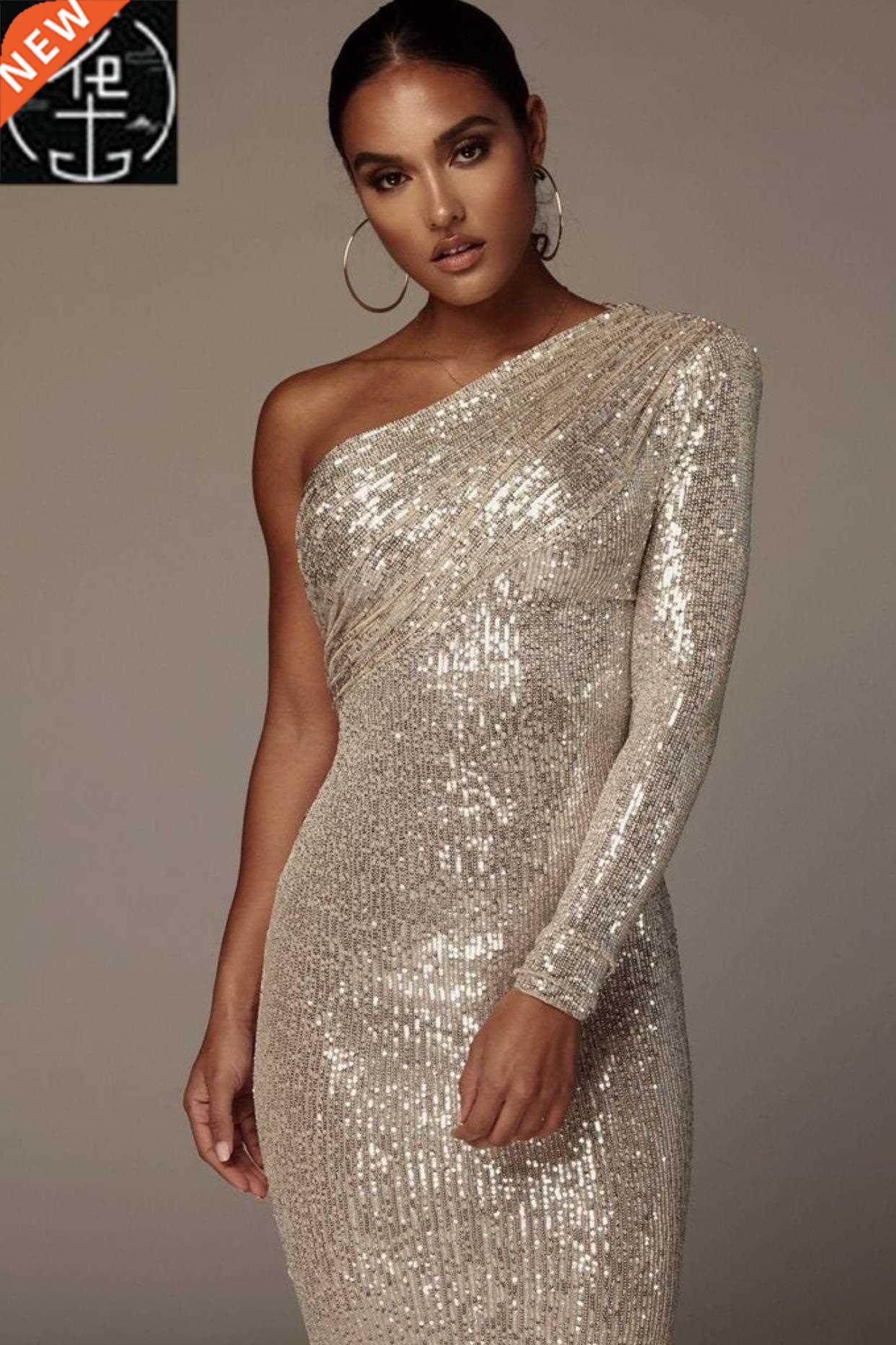 Christmas flapper Sequins Dress Women Party Dress Vestidos