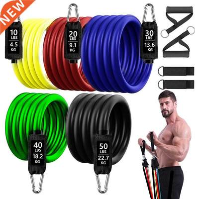 Resistance Bands Set Exercise Bands with Door Anchor Legs An