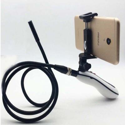1m Hard Cable Handheld Android Endoscope 8mm 6LED Wifi Endos