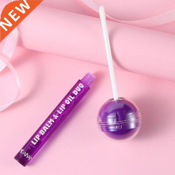 Makeup Lip Gloss Non-Stick Lip Color Cute Lollipop Lip
