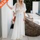 Long Dress Crochet Tunic White ups Cover Bikini Beach Sexy