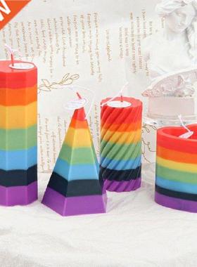 3D Geometric Silicone Cndle Mold Cretive Irregulr